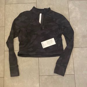Lululemon It’s Rulu Run Cropped 1/2 Zip Pullover